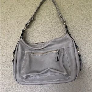 Grey purse like new